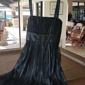 Sequin Overlay Dress